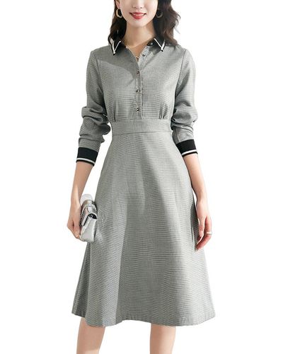 ONEBUYE Dress - Gray