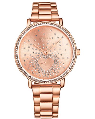 SO & CO Chelsea Watch - Pink