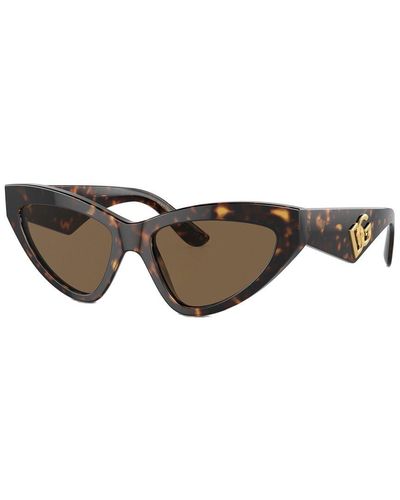 Dolce & Gabbana Dg4439 55mm Sunglasses - Brown