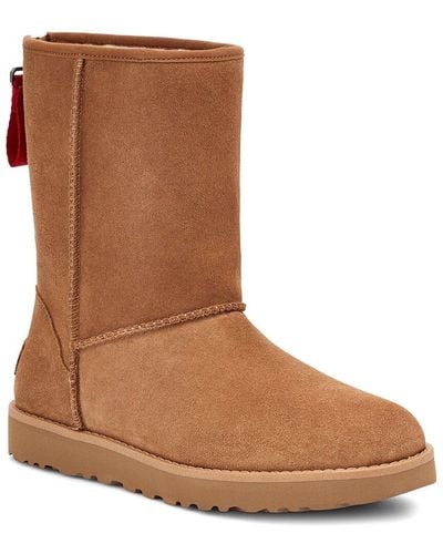 UGG Classic Short Suede Classic Boot - Brown