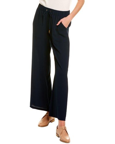 Donna Karan Wide Leg Pant - Blue