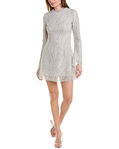 Jonathan Simkhai Joy Silk-lined Mini Dress - Grey