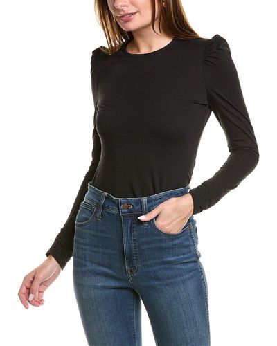 Rebecca Taylor Ruched Top - Black