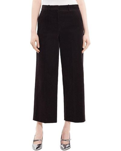 Theory Relaxed Straight Pant - Black