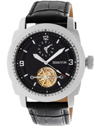 Heritor Helmsley Watch - Black