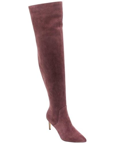 Charles David Piano Suede Boot - Red