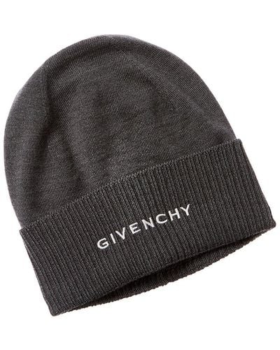 Givenchy 4g Wool Beanie - Black