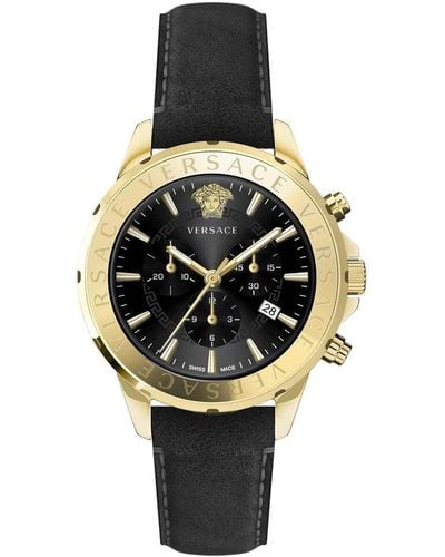 Versace Chrono Signature Watch - Metallic