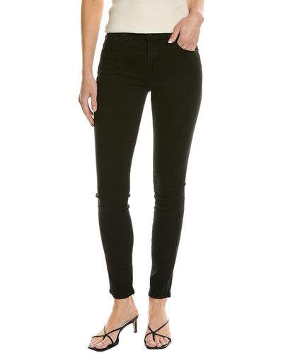 7 For All Mankind Gwenevere Night Black Straight Jean - Green