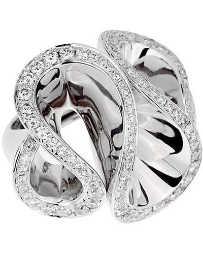 De Grisogono 18K 2.00 Ct. Tw. Diamond Zigana Ring (Authentic Pre-Owned) - White