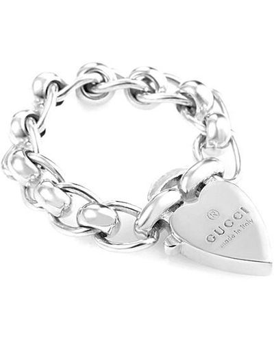 Gucci Silver Chain Ring - Metallic