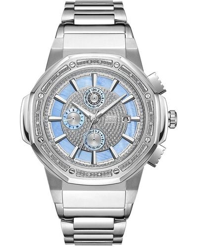 JBW Unisex Saxon Diamond Watch - Grey