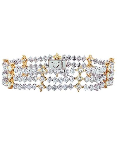 Diana M. Jewels Fine Jewellery 18k 13.50 Ct. Tw. Diamond Bracelet - Multicolour