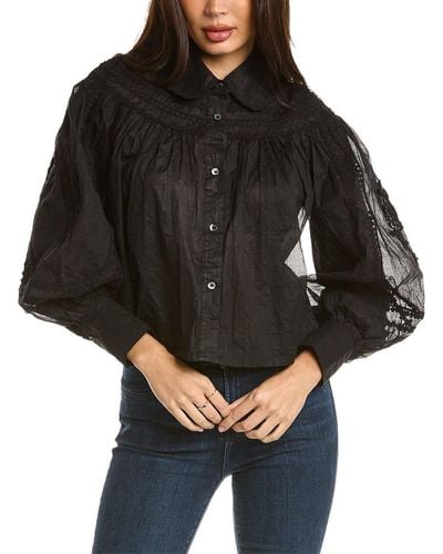 Manoush Bridgerton Top - Black