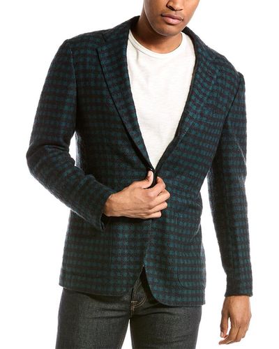 Kiton Cashmere-blend Blazer - Black