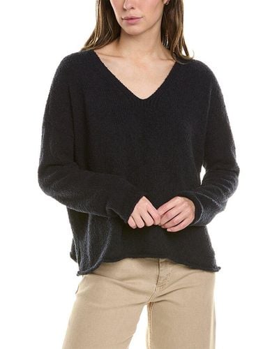 Eileen Fisher Boucle Cashmere-blend Sweater - Black