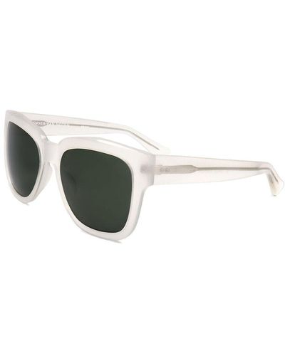 Linda Farrow Dries Van Noten By Linda Farrow Dvn84 56mm Sunglasses - White