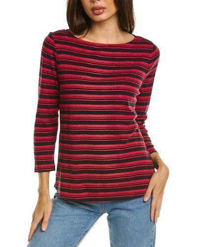 Tommy Bahama Ashby Isles Rib Stripe T-shirt - Red