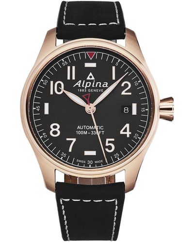 Alpina Startimer Pilot Watch, Circa 2010s - Black