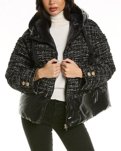 Herno Cropped Puffer Down Jacket - Black