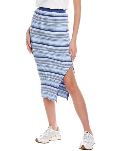 C/meo Collective Collective Motive Knit Pencil Skirt - Blue