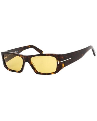 Tom Ford Andres 56Mm Sunglasses - Metallic