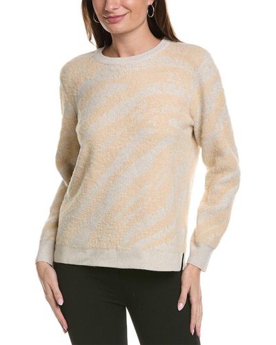Anne Klein Crewneck Sweater - Natural
