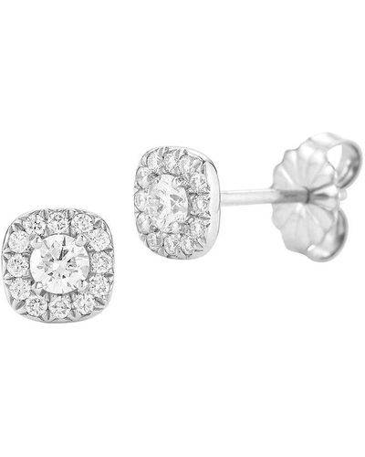Nephora 14K 0.41 Ct. Tw. Diamond Earrings - White