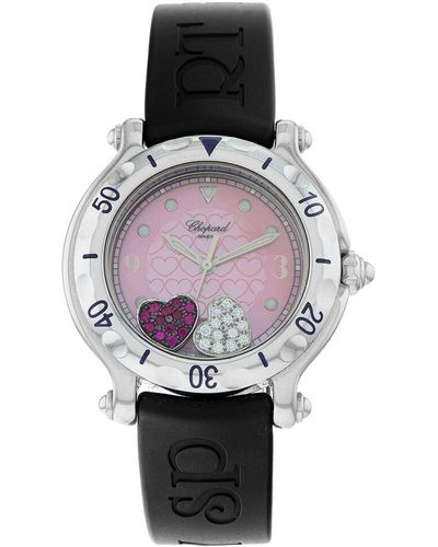 Chopard Happy Sport Diamond Watch Circa 2000S (Authentic Pre-Owned) - Multicolour
