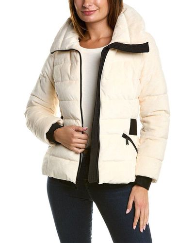 Laundry by Shelli Segal Quilted Fleece Jacket - Natural