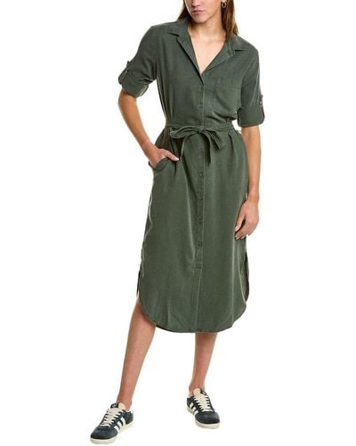 Bella Dahl Curved Hem Maxi Dress - Green