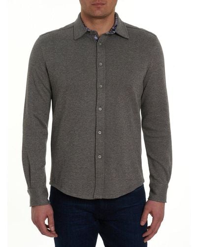 Robert Graham Elkins Knit Shirt - Gray