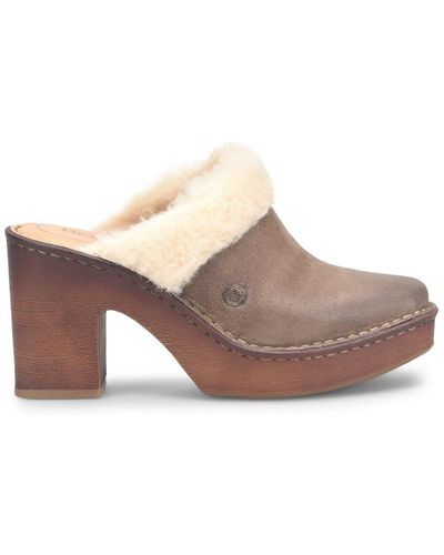Born Hope Leather Clog - Brown