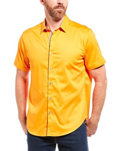 Robert Graham Mercari Woven Shirt - Orange