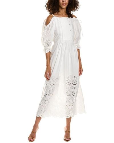 Ulla Johnson Narcisa Midi Dress - White