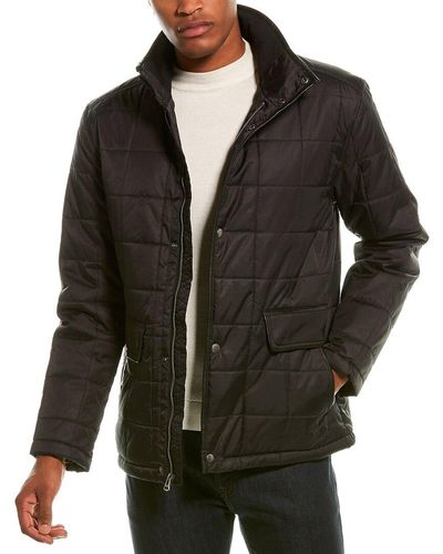 Cole Haan Signature Box Quilted Jacket - Black