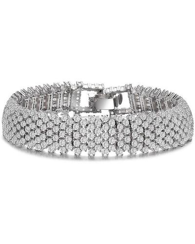 Genevive Jewelry Cz Bracelet - White