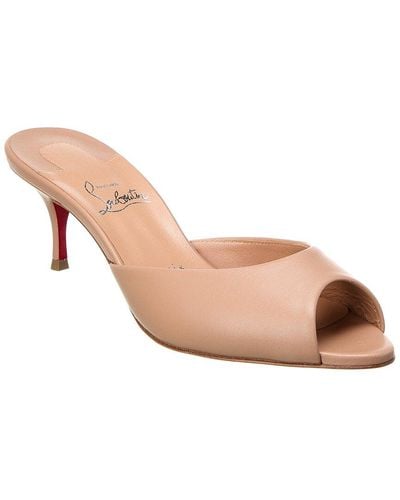 Christian Louboutin Me Dolly 55 Leather Sandal - Pink