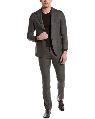 Kiton 2pc Cashmere Suit - Black