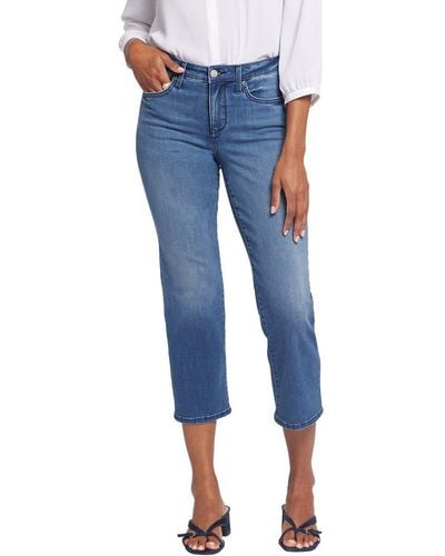 NYDJ Relaxed Piper Crop - Blue