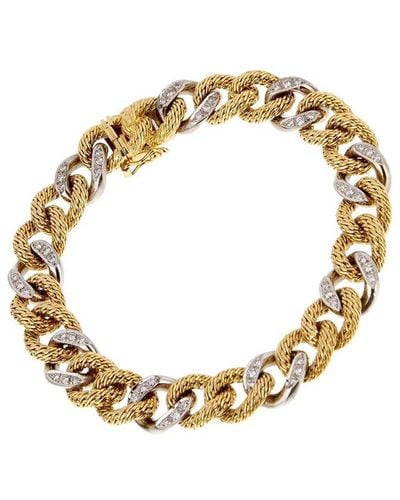 Piaget 18K 1.00 Ct. Tw. Diamond Link Bracelet (Authentic Pre-Owned) - Metallic