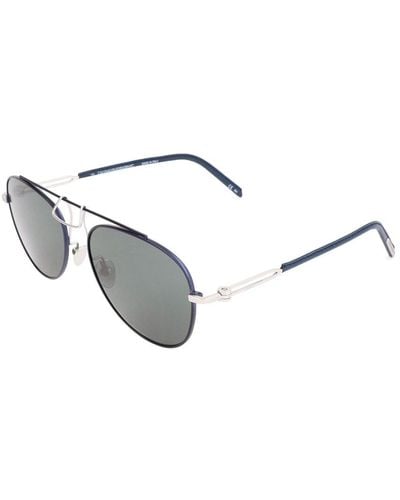 Calvin Klein Unisex Cknyc1811s 54mm Sunglasses - Metallic