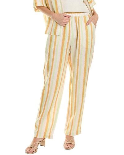 Electric and Rose Weekend Linen Pant - Natural
