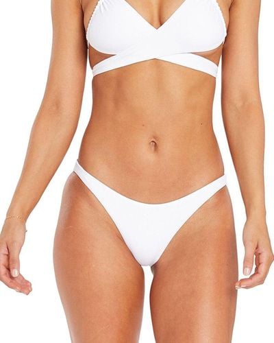 Vitamin A Luciana Bikini Bottom - White