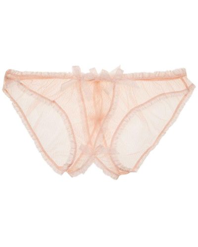 Mimi Holliday by Damaris Truth Or Dare Naughty Crotchless Panty - Pink