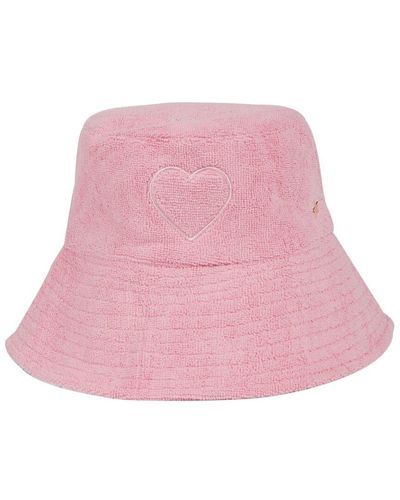 Jocelyn French Terry Bucket Hat - Pink