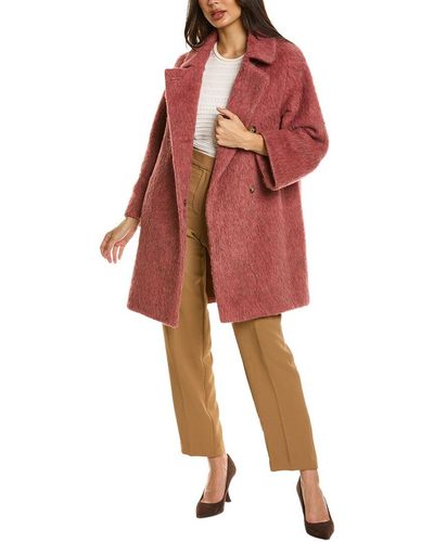 Cinzia Rocca Wool & Alpaca-blend Coat - Red