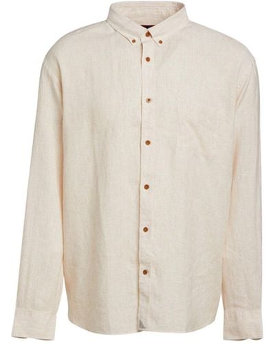 UNTUCKit Wrinkle-resistant Hudelot Linen Shirt - White