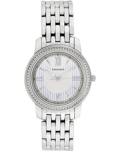 Tiffany & Co. Mark Round Diamond Watch, Circa 2000S (Authentic Pre-Owned) - White