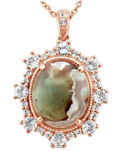 Le Vian 14k Strawberry Gold® 4.03 Ct. Tw. Gemstone Pendant Necklace - White